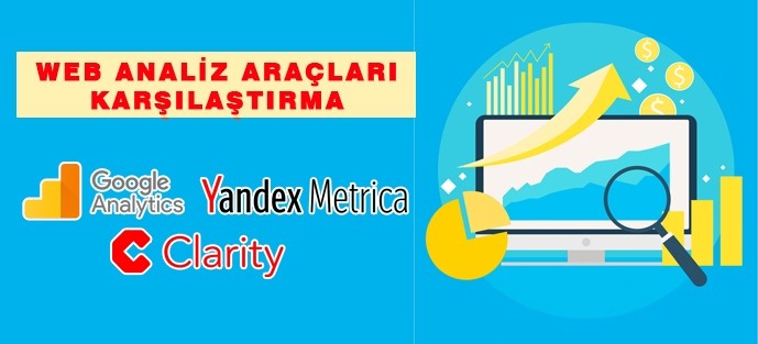 Google Analytics Mi? Yandex Metrica Mı? Microsoft Clarity Mi? Web Analiz Araçları Karşılaştırma